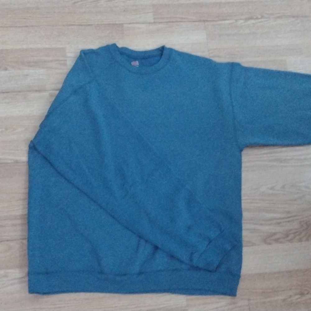 blue hoodie